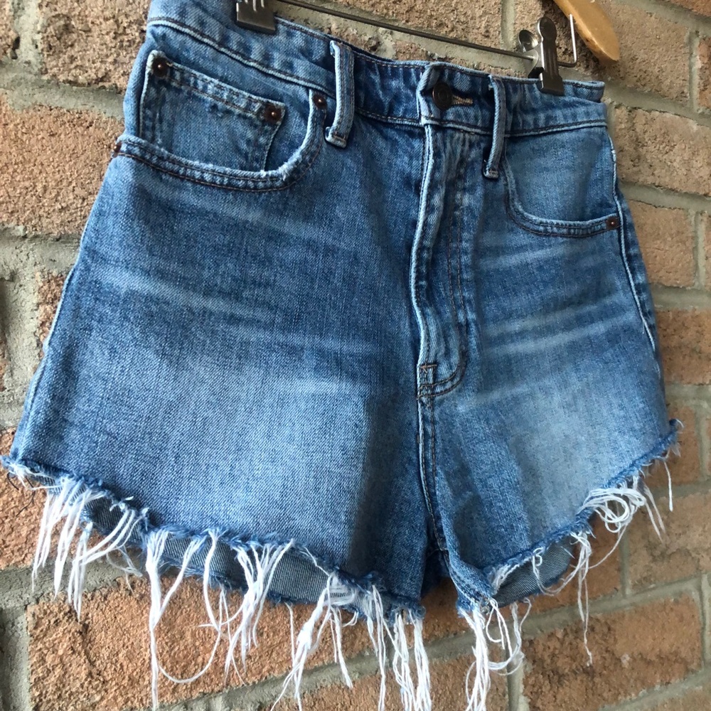LUCKY BRAND | Blue size 26 cut off jean sh… - Picture 3 of 7